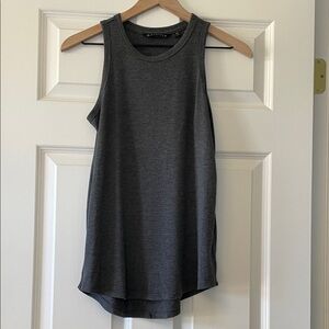 Athleta Charcoal With Ease Tank Top